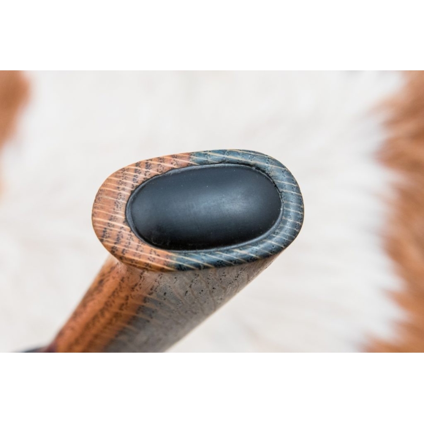 Uniikki Damascus-veitsi 12,7 cm tammi/eebenpuu