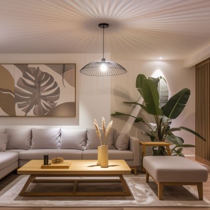 Universaali CURITIBA-varjostin, halkaisija 60 cm, musta