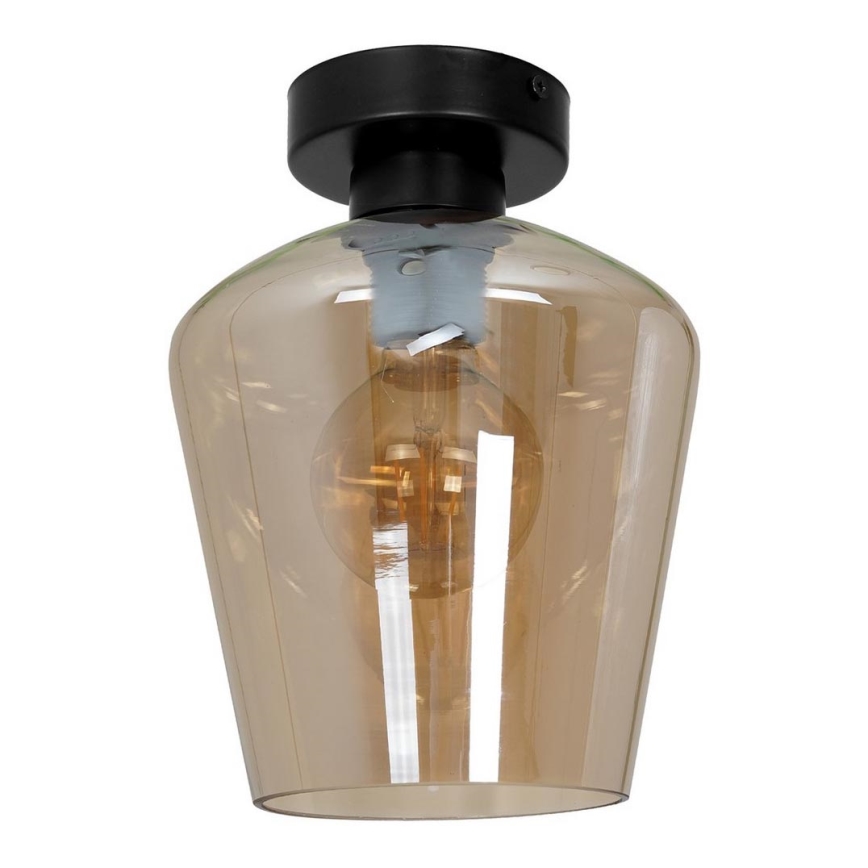 Universaali vaihtolasi SANTIAGO E27 halkaisija 18 cm savuinen ruskea