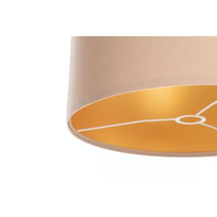 Yleispätevä varjostin STANDART E27 Ø 45 cm beige/kulta