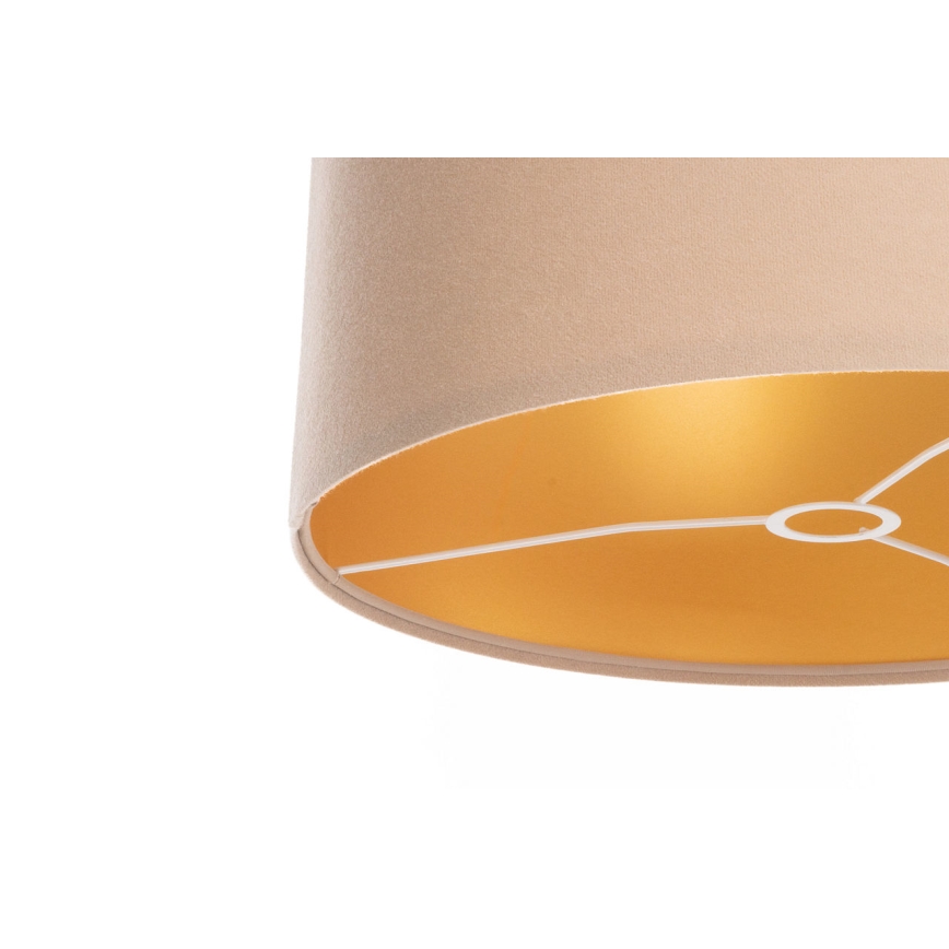 Yleispätevä varjostin STANDART E27 Ø 45 cm beige/kulta