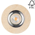 Upotettava LED-valo VITAR 1xGU10/5W/230V hiekkakivi - FSC-sertifioitu