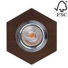 Upotettava LED-valo VITAR 1xGU10/5W/230V pyökki - FSC-sertifioitu