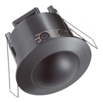 Upotettava liiketunnistin PIR 360° 500W/230V musta