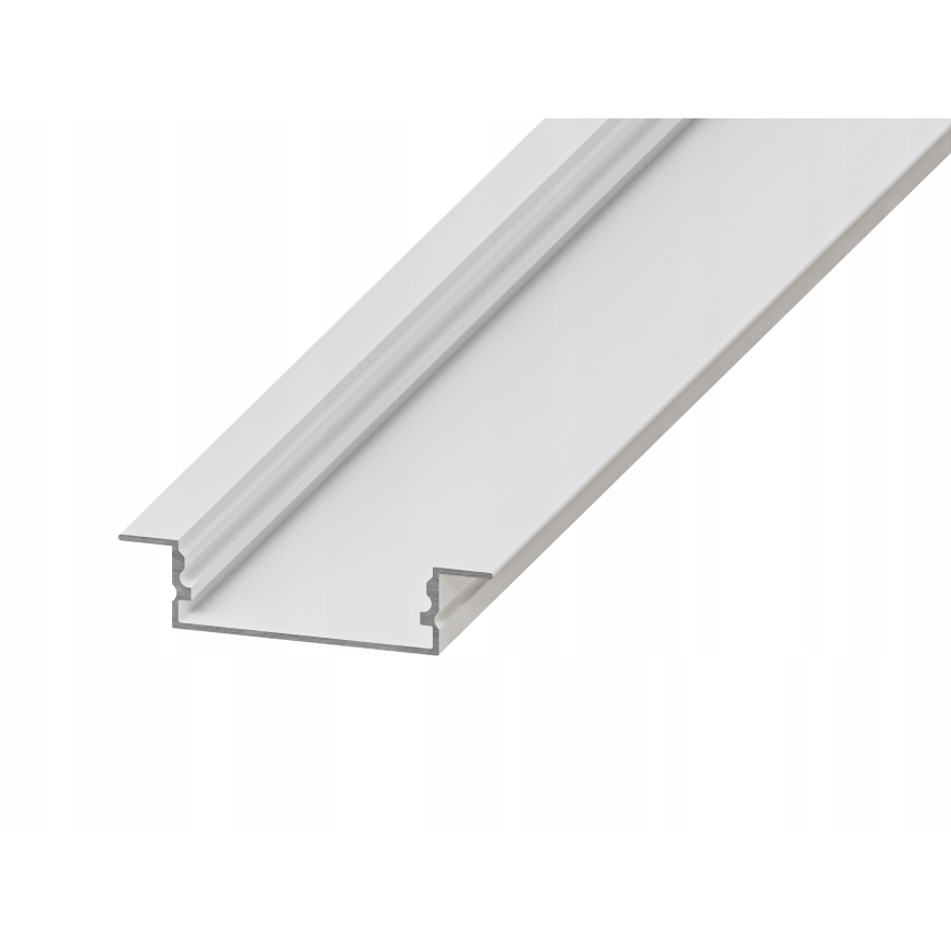 Upotettava profiili LED-nauhoille, 1 m, valkoinen