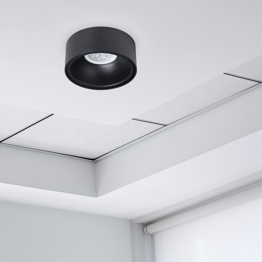 Upotettava valonheitin BALI 1xGU5,3/MR16/25W/12V pyöreä musta