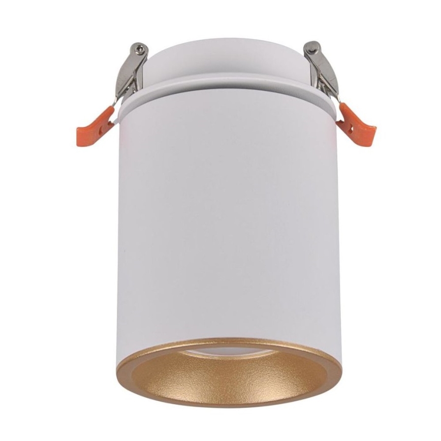Upotettu kohdevalo HARON 1xGU10/10W/230V valkoinen/kulta