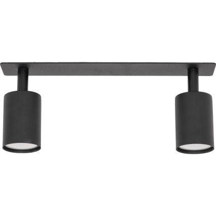 Upotettu kohdevalo NEX 2xGU10/10W/230V musta