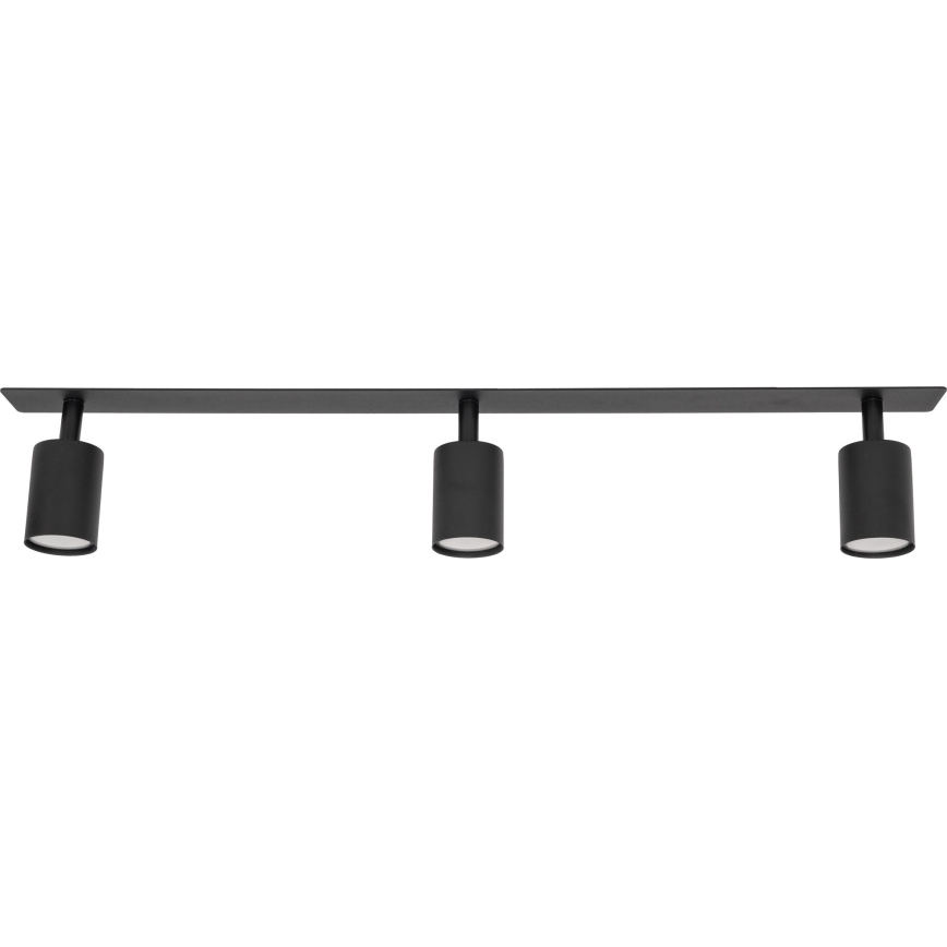 Upotettu kohdevalo NEX 3xGU10/10W/230V musta