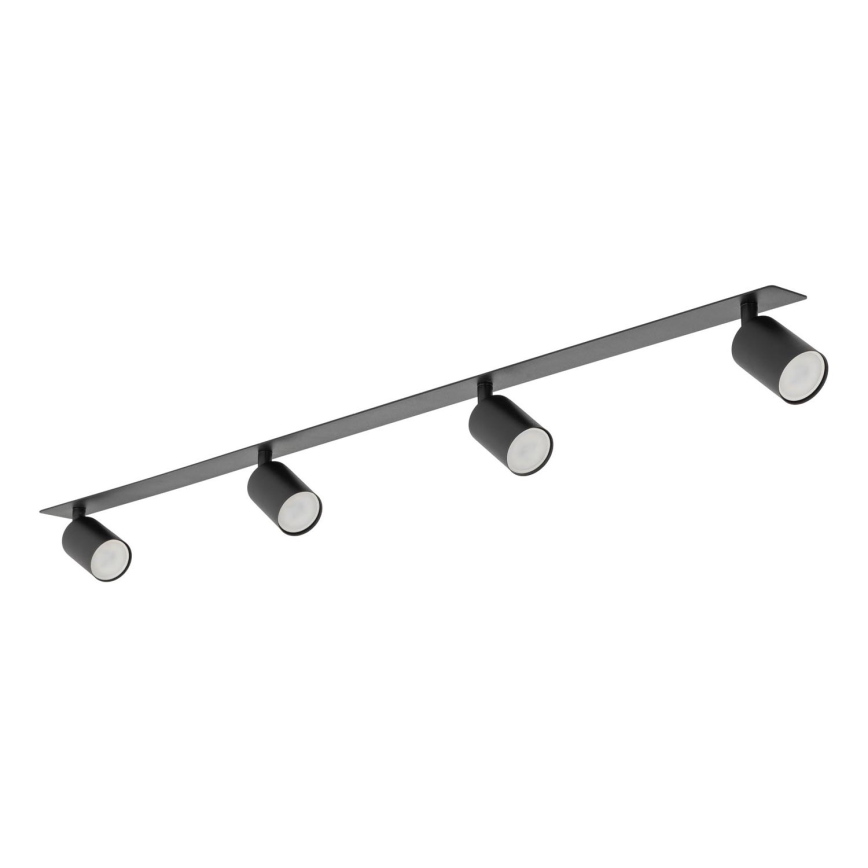 Upotettu kohdevalo NEX 4xGU10/10W/230V musta