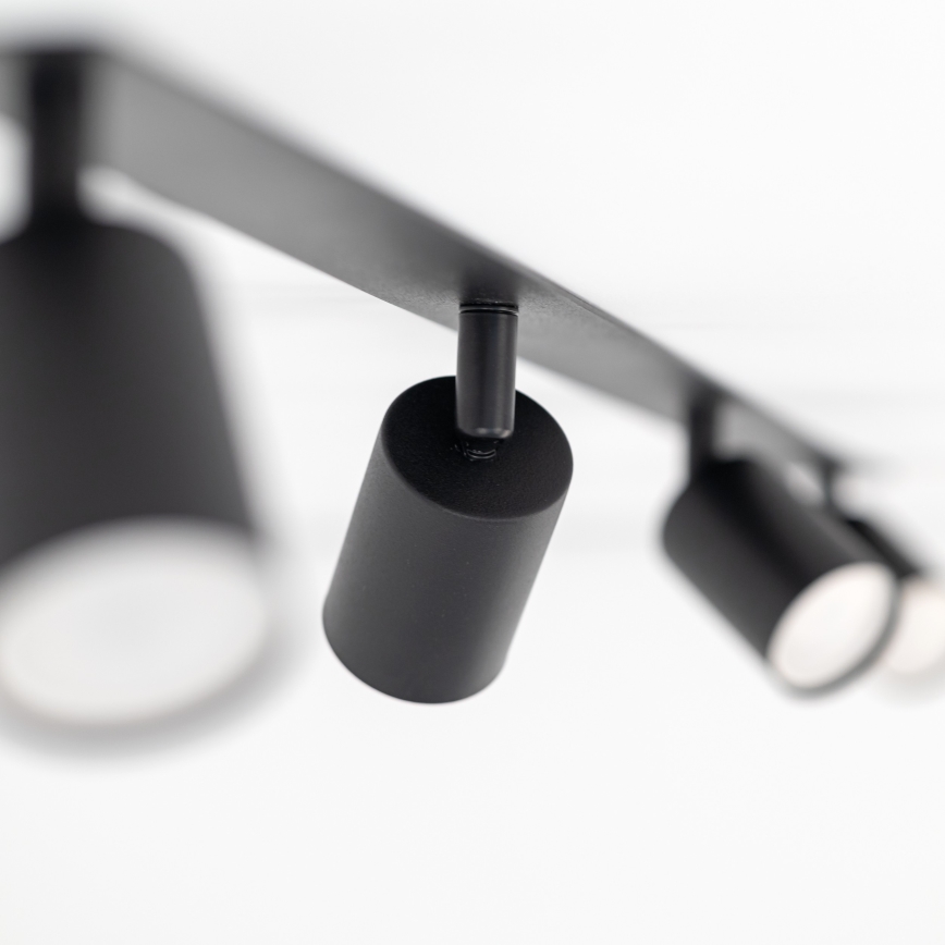 Upotettu kohdevalo NEX 4xGU10/10W/230V musta