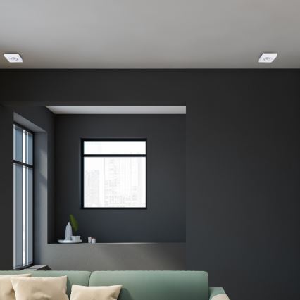 Upotettu kohdevalo NUSA 1xGU5,3/MR16/50W/12V kulmikas valkoinen