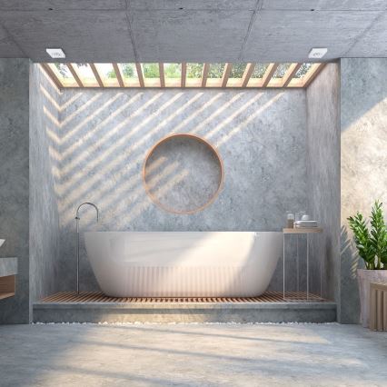 Upotettu kohdevalo NUSA 1xGU5,3/MR16/50W/12V kulmikas valkoinen