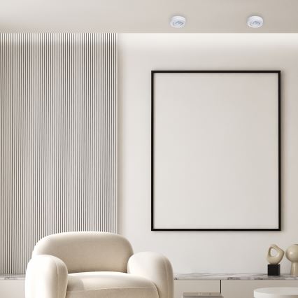 Upotettu kohdevalo NUSA 1xGU5,3/MR16/50W/12V pyöreä valkoinen