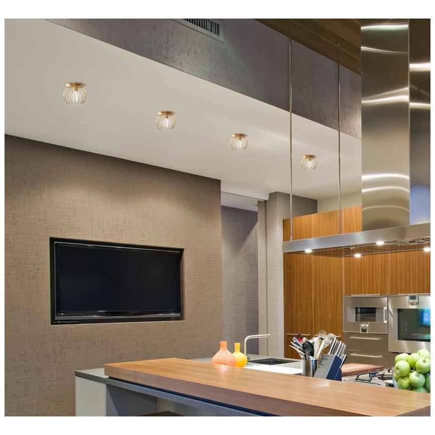 Upotettu kohdevalo SK 93 1xG9/40W/230V kulta