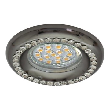 Upotettu valo SOC 1xGU10/50W/230V musta