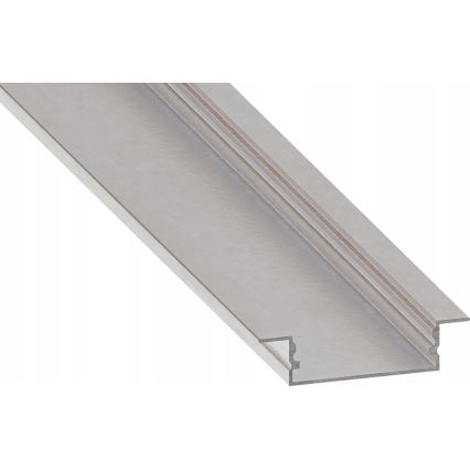 Uppoasennettava LED-nauhaprofili 1 m hopea/valkoinen