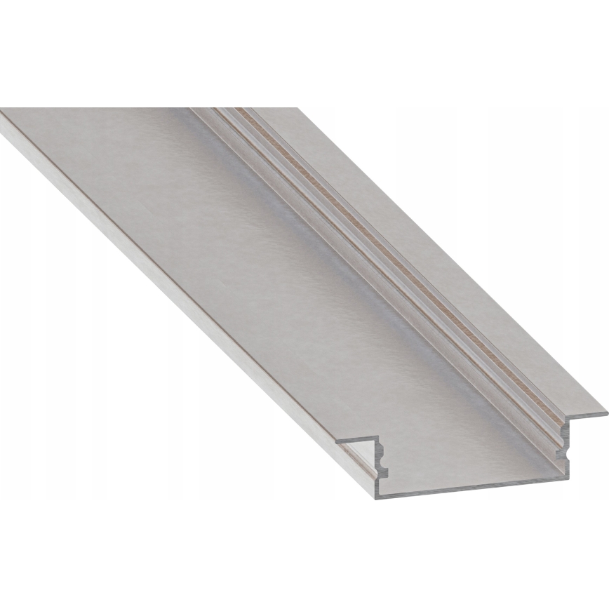 Uppoasennettava LED-nauhaprofili 1 m hopea/valkoinen