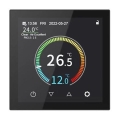 Uppoasennettava termostaatti 230 V, musta, Tuya Wi‑Fi