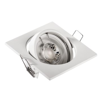 Uppovalaisin 1xGU10/MR16/10W/230V 9x9 cm valkoinen