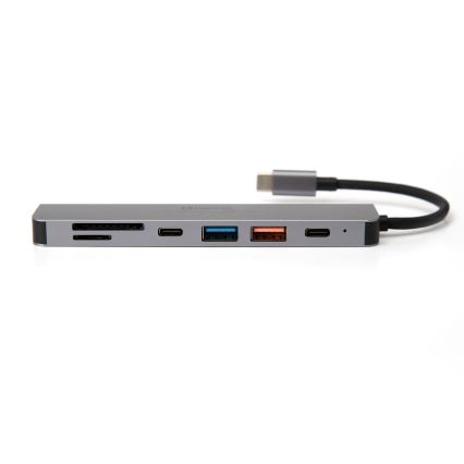 USB hub 7in1 Virranjakaja 100W HDMI 4K