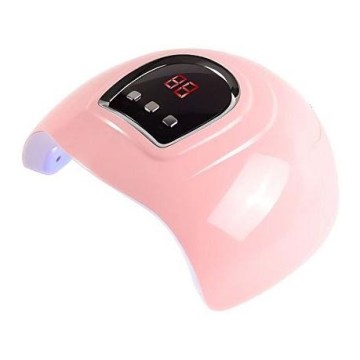 UV-kynsilamppu 54W/5V vaaleanpunainen