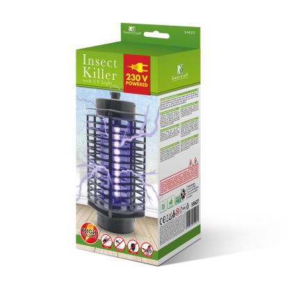 UV-sähköinen hyönteisansa 1,2W/230V musta