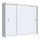 Vaatekaappi liukuovilla SAPHIRA 250x215 cm valkoinen