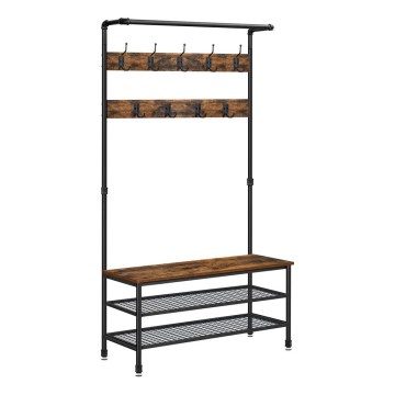 Vaatenaulakko NAVOR, ruskea/musta