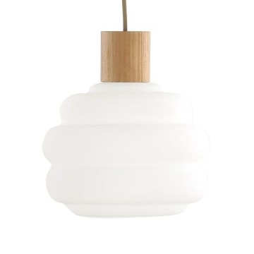 Vaihdelasi kattovalaisimeen MELIA E27, Ø 20 cm, valkoinen