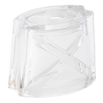 Vaihtokruunu E14 10x12 cm valkoinen