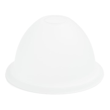 Vaihtokruunu E27 halkaisija 19 cm valkoinen