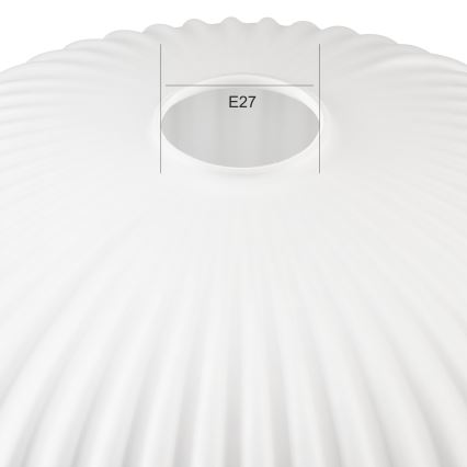 Vaihtokruunu HARMA E27 14x25 cm valkoinen