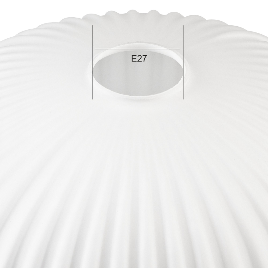 Vaihtokruunu HARMA E27 14x25 cm valkoinen