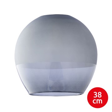 Vaihtolasi kattovalaisimeen KULA E27, halkaisija 38 cm, savunharmaa