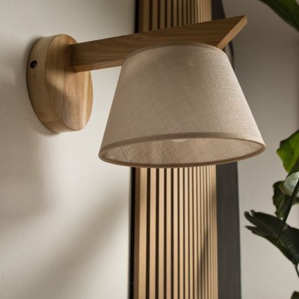 Vaihtovarjostin kattokruunulle ja seinävalaisimelle ANTONIO E14 120x200 mm beige