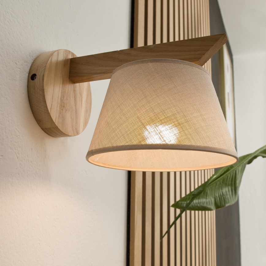 Vaihtovarjostin kattokruunulle ja seinävalaisimelle ANTONIO E14 120x200 mm beige