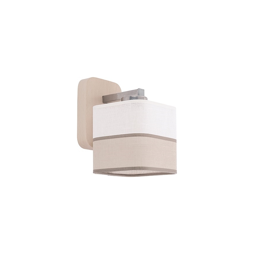 Vaihtovarjostin TONI E27 -seinävalaisimeen, beige/valkoinen