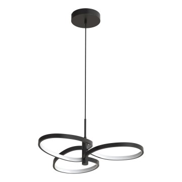 Vaijerikiinnitteinen LED-riippuvalaisin RIBBON LED/25W/230V 4000K musta