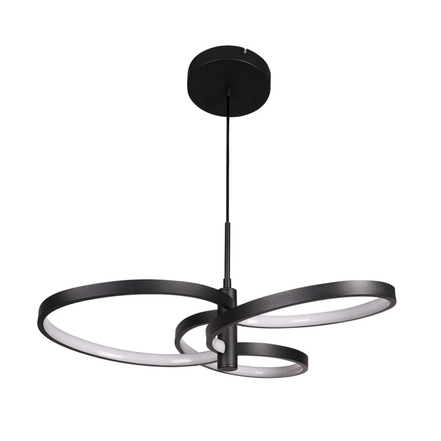 Vaijerikiinnitteinen LED-riippuvalaisin RIBBON LED/25W/230V 4000K musta