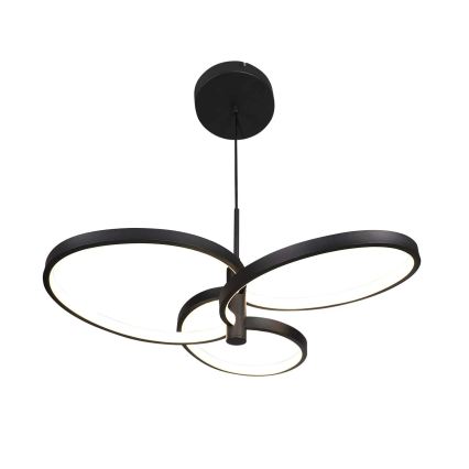 Vaijerikiinnitteinen LED-riippuvalaisin RIBBON LED/25W/230V 4000K musta