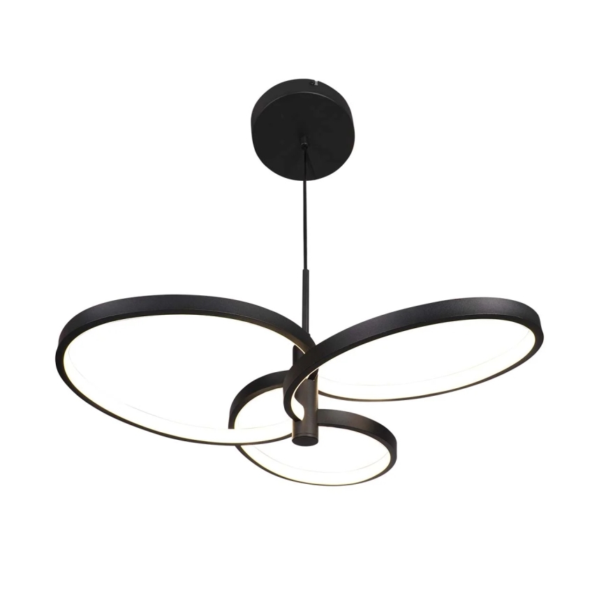 Vaijerikiinnitteinen LED-riippuvalaisin RIBBON LED/25W/230V 4000K musta