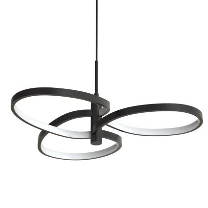 Vaijerikiinnitteinen LED-riippuvalaisin RIBBON LED/25W/230V 4000K musta