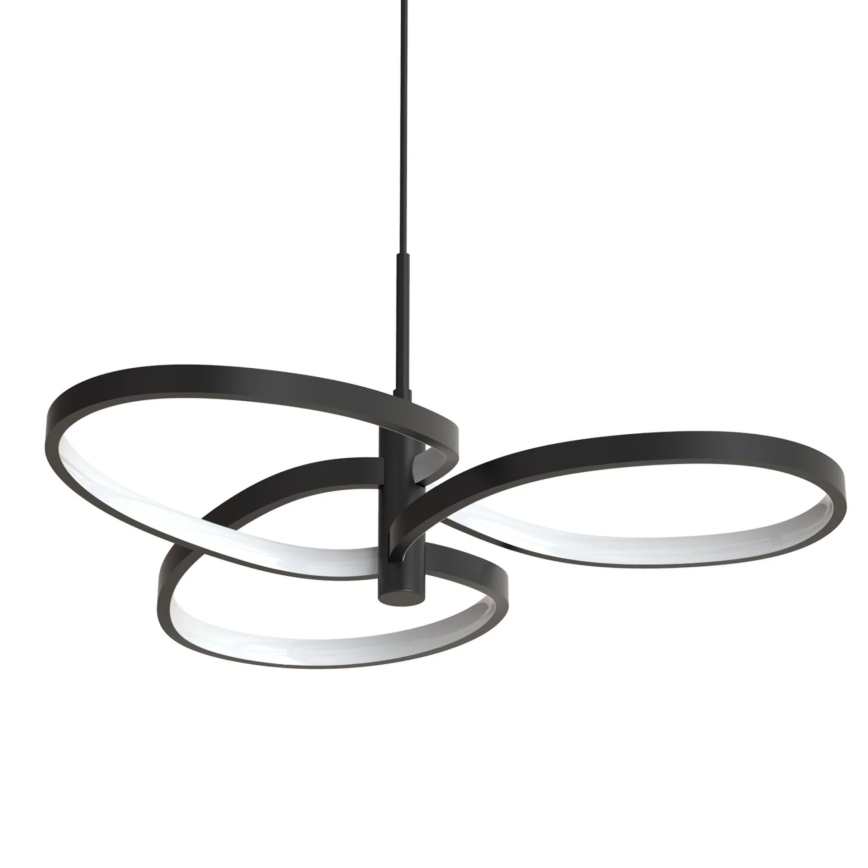Vaijerikiinnitteinen LED-riippuvalaisin RIBBON LED/25W/230V 4000K musta