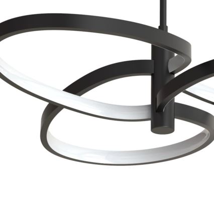 Vaijerikiinnitteinen LED-riippuvalaisin RIBBON LED/25W/230V 4000K musta