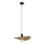Vaijerikiinnitteinen riippuvalaisin SAVANA 1xE27/15W/230V, Ø 30 cm, musta/kulta