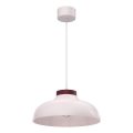 Vaijerilla ripustettava riippuvalaisin BASCA 1xE27/15W/230V kerma/burgundi