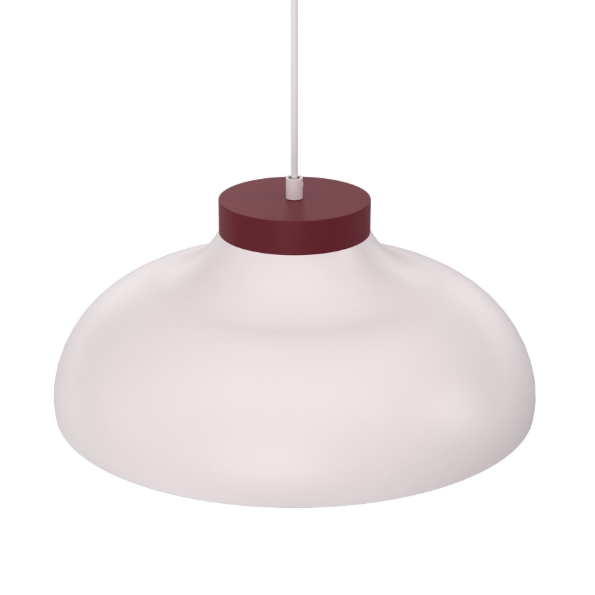 Vaijerilla ripustettava riippuvalaisin BASCA 1xE27/15W/230V kerma/burgundi
