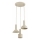 Vaijerilla ripustettava VANTI-riippuvalaisin 3xE27/15W/230V beige