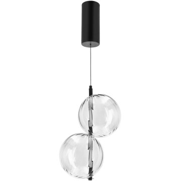 Vaijerilla roikkuva LED-riippuvalaisin PLAYA LED/10W/230V musta